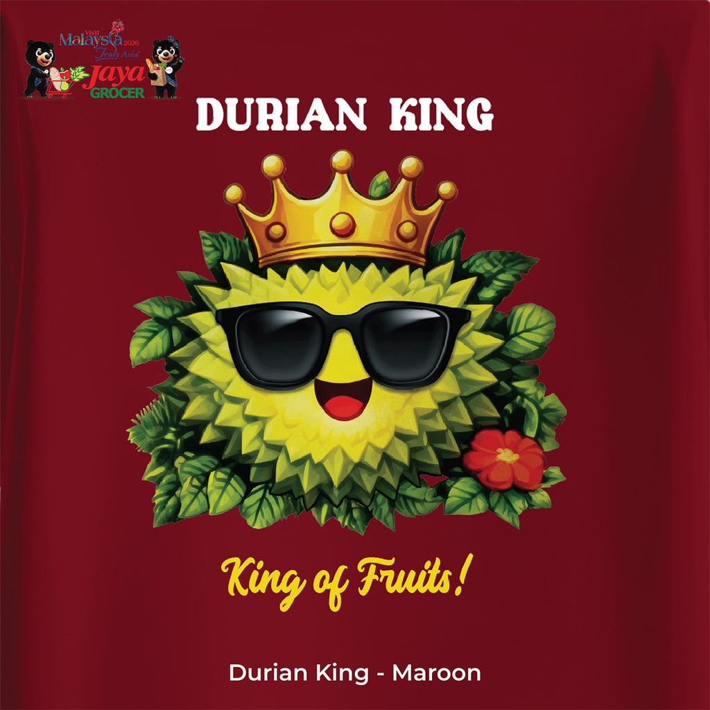 JS Apparel - Durian King (Maroon-M)