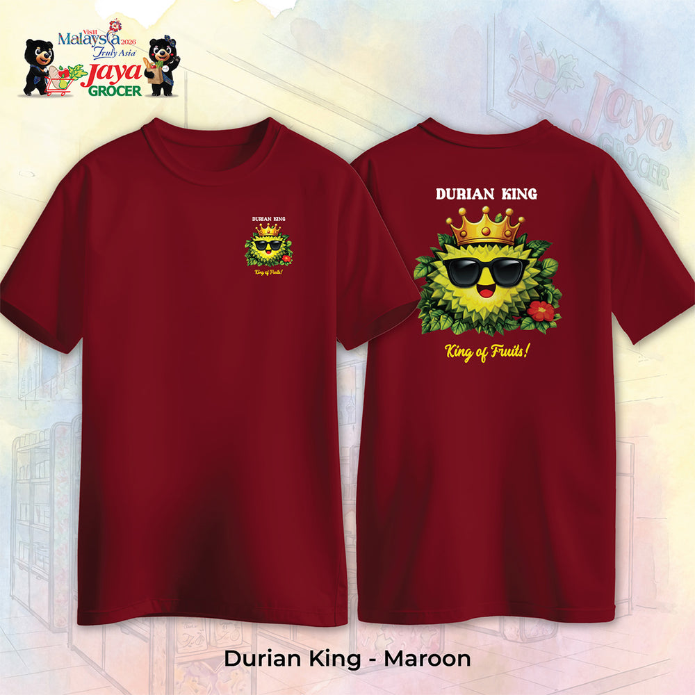 JS Apparel - Durian King (Maroon-L)