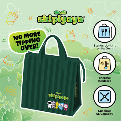 Skipiyaya Lunch Bag - Green