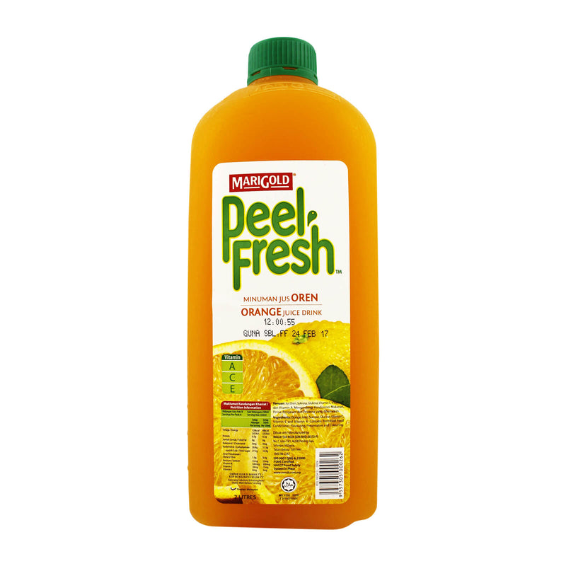 Marigold Peel Fresh Orange Juice Drink 2L