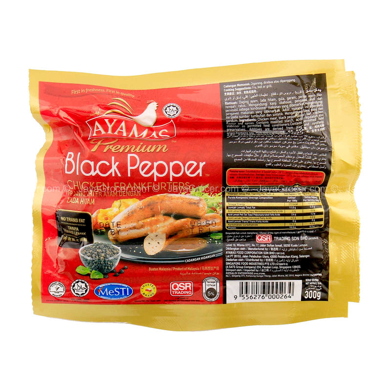 Ayamas Premium Black Pepper Chicken Frankfurter 235g
