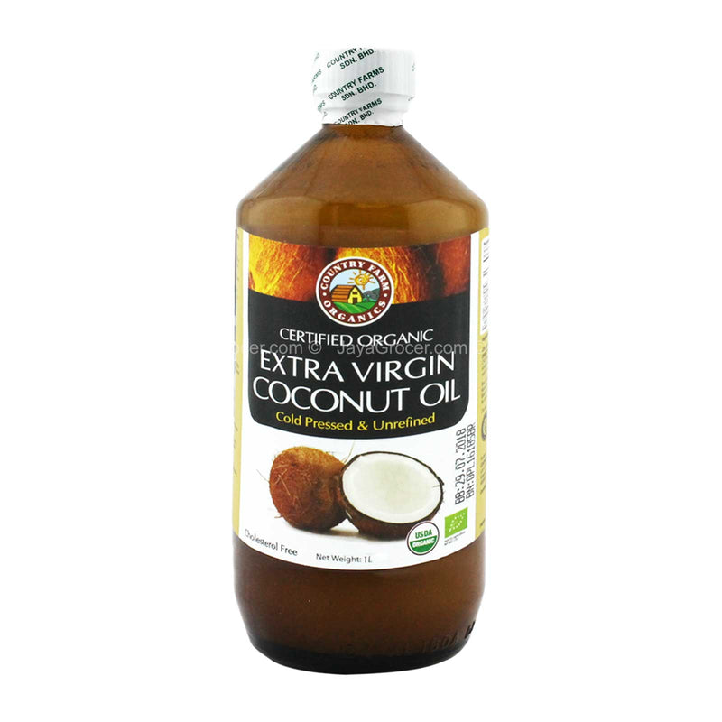 Country Farm Organics Extra Virgin Coconut Oil 1L