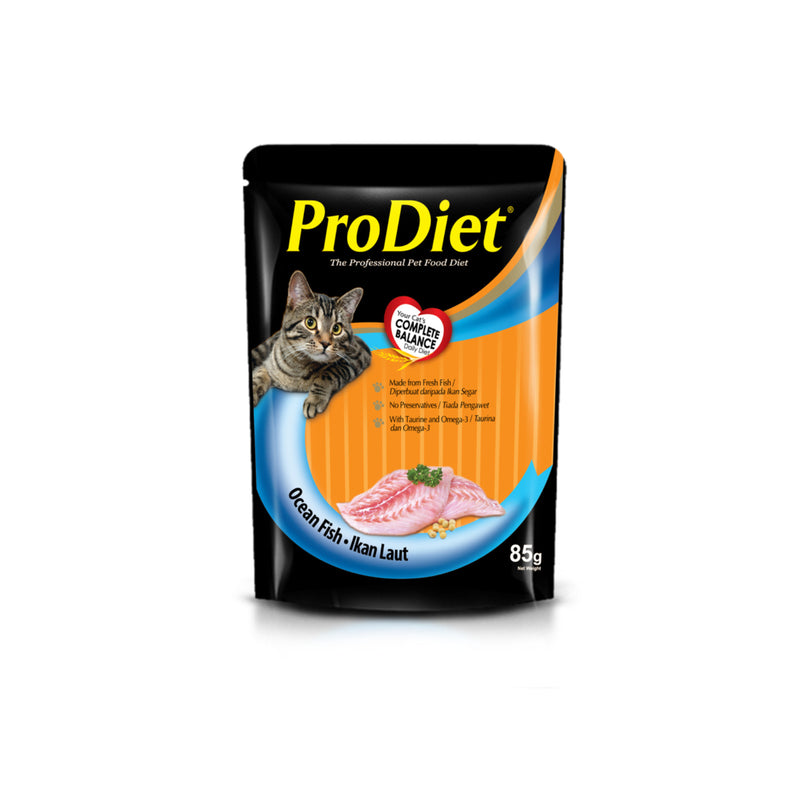 ProDiet Pouch Cat Food Ocean Fish 85g