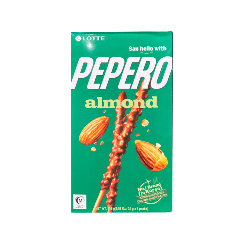 Lotte Pepero Almond Stick Big Pack 256g