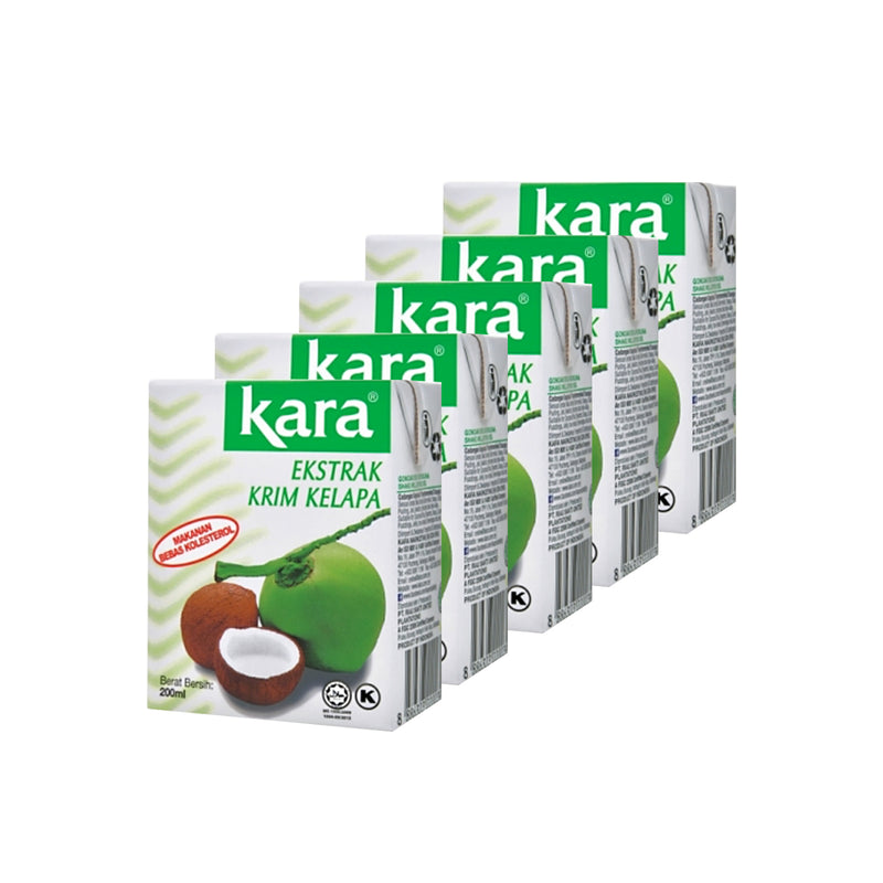 Kara Coconut Cream Extract 200ml x 5