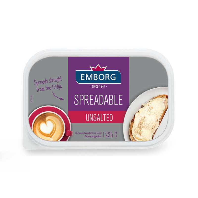 Emborg Spreadable Unsalted Butter 225g