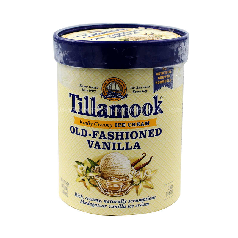 Tillamook Old Fashioned Vanilla Really Creamy Ice Cream 1.42L