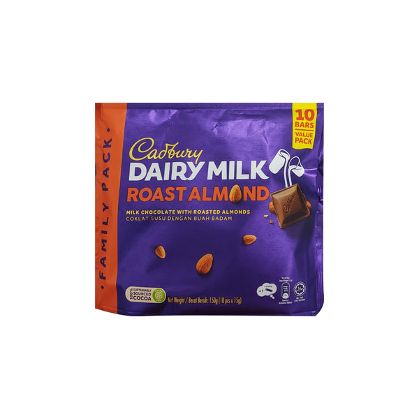 Cadbury Dairy Milk Mini Bars Roast Almond 125g