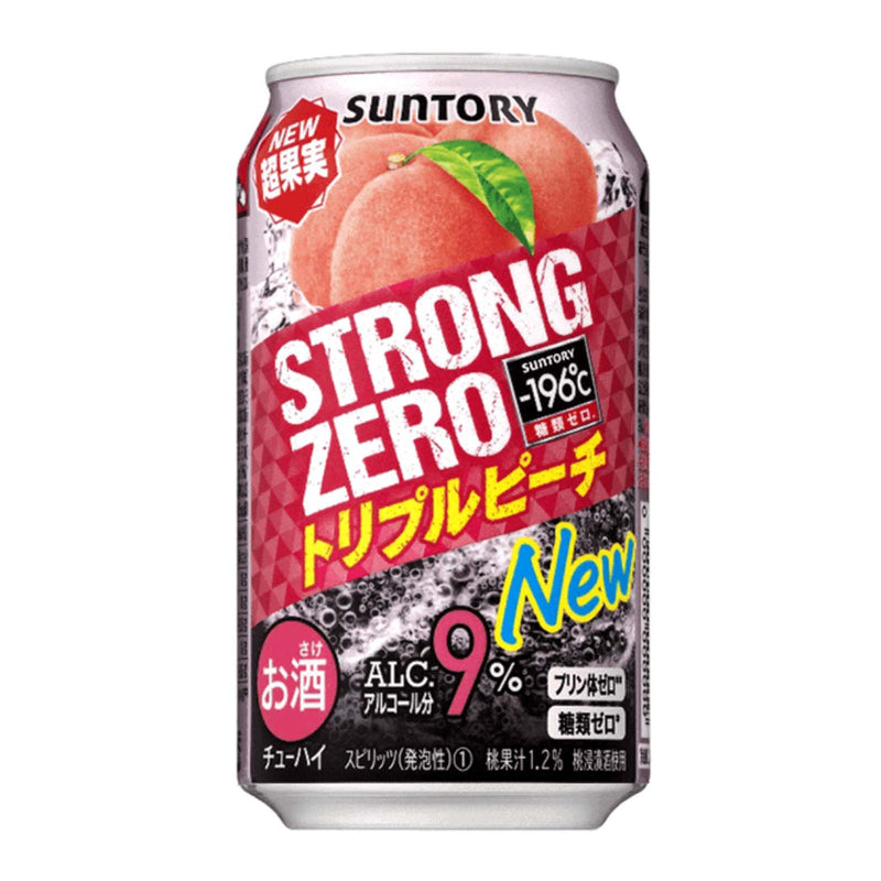 Suntory Strong Zero Triple Peach 350ml