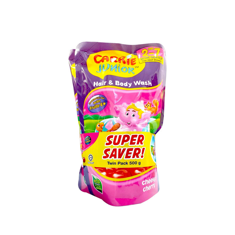 Carrie Junior Hair Body Cheeky Cherry Twin Refill 500g