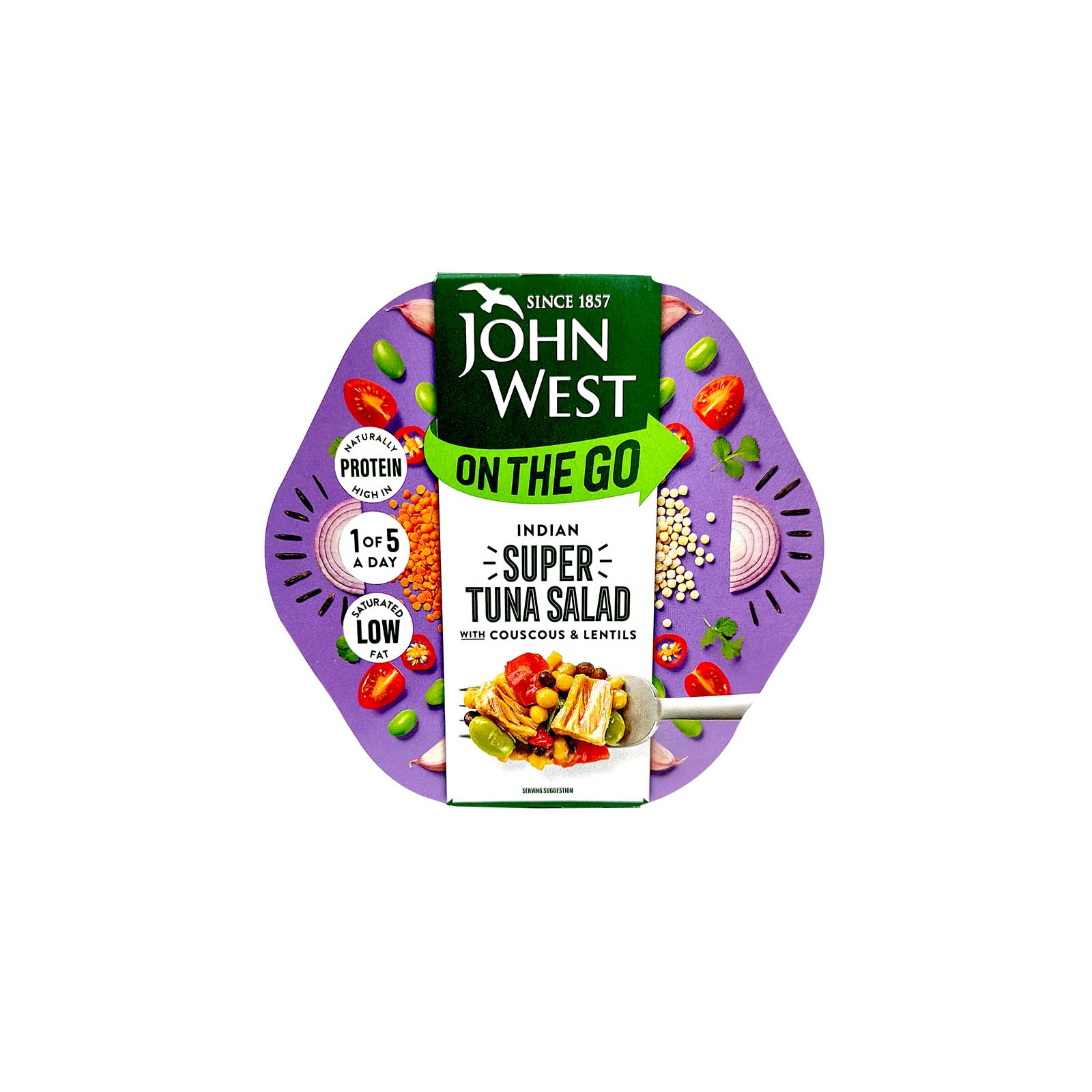 John West On The Go Indian Spiced Infused Tuna Salad 220g